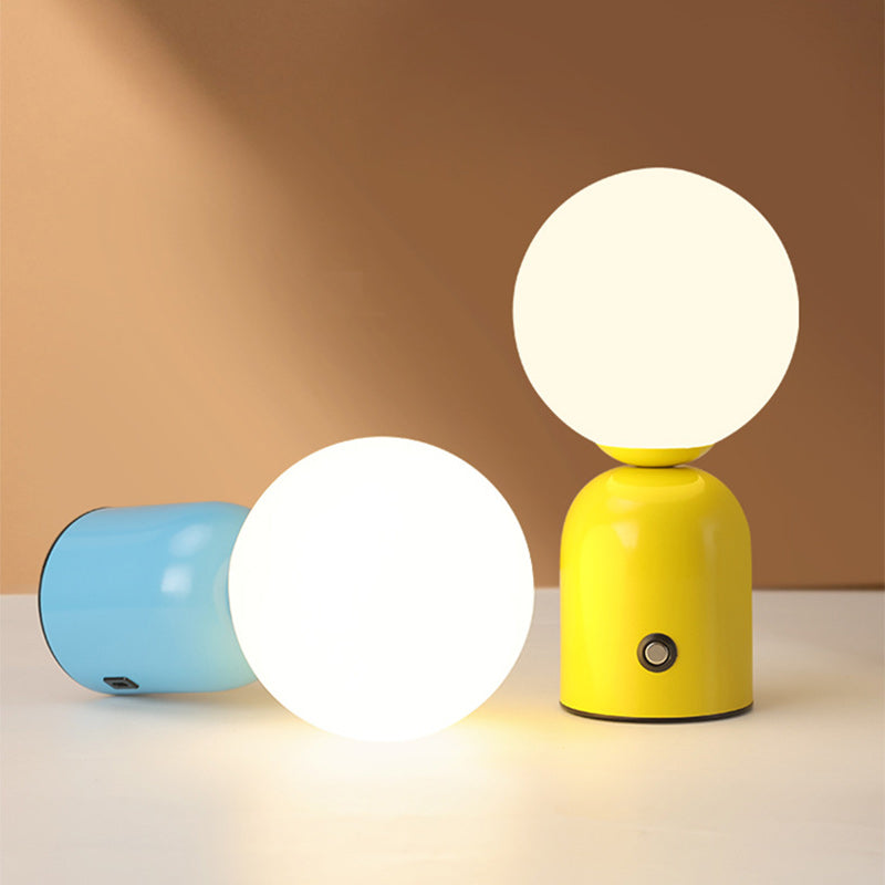 Globe Iron Acrylic Living Table Lamp