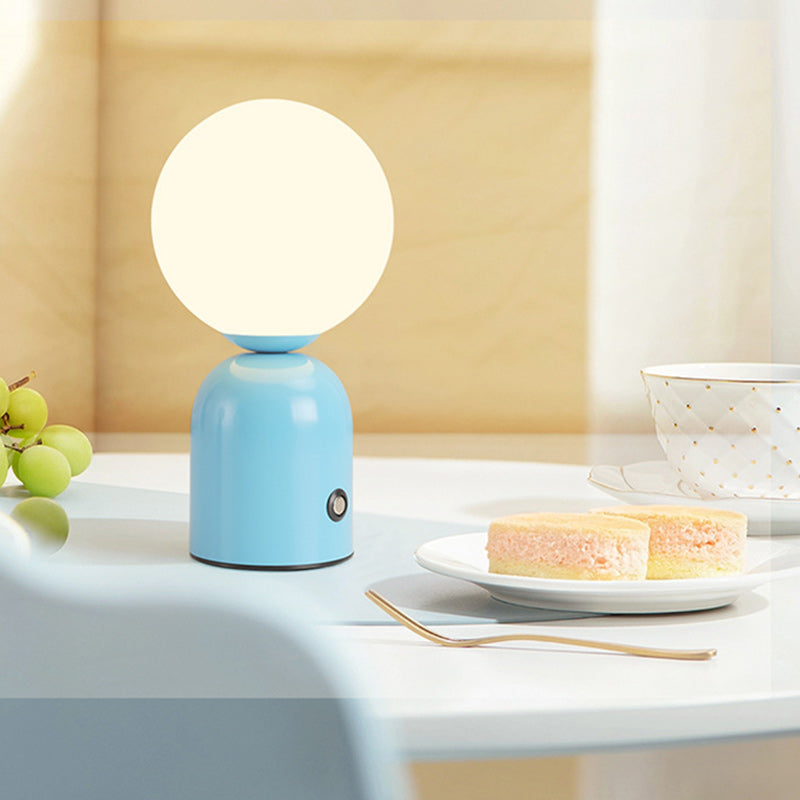 Globe Iron Acrylic Living Table Lamp
