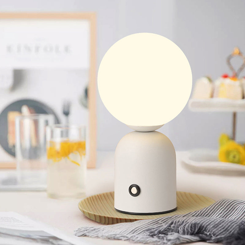 Globe Iron Acrylic Living Table Lamp