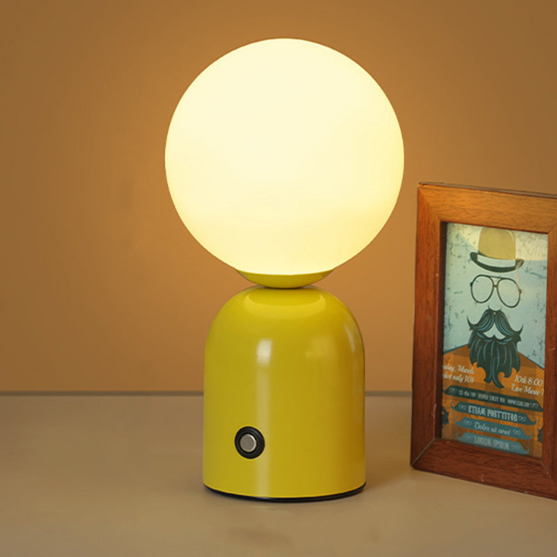 Globe Iron Acrylic Living Table Lamp