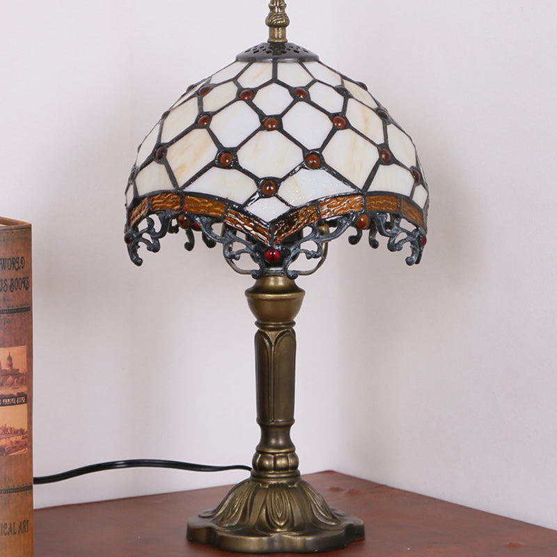 Dome Resin Glass Living Table Lamp