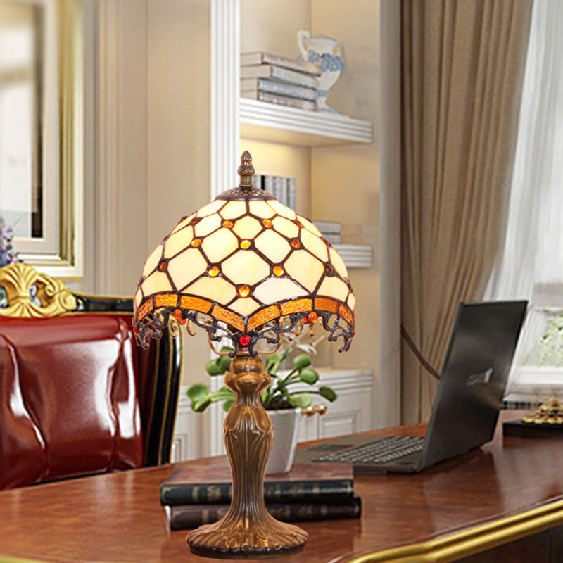 Dome Resin Glass Living Table Lamp