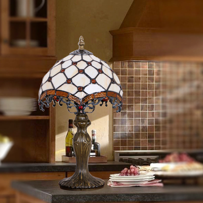 Dome Resin Glass Living Table Lamp