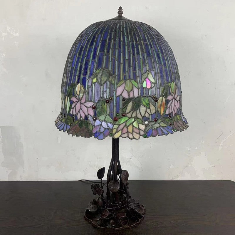 Dome Copper Glass Living Table Lamp