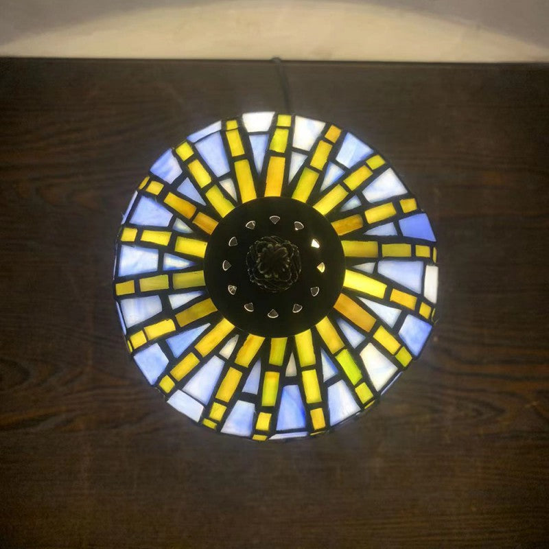 Dome Copper Glass Living Table Lamp