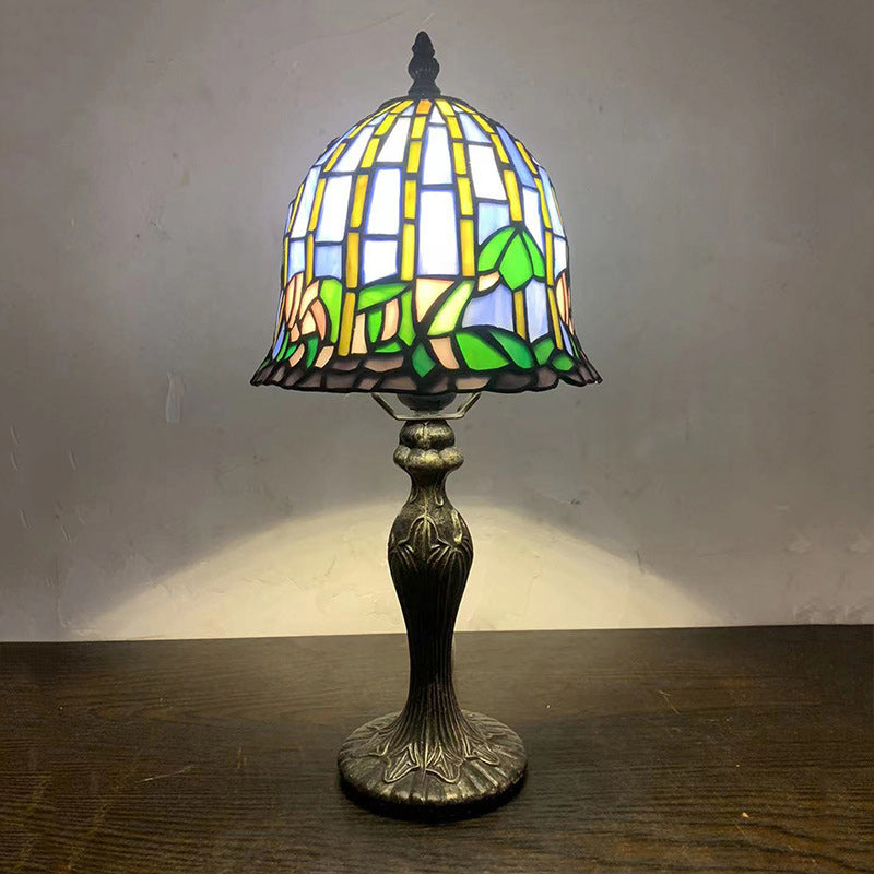Dome Copper Glass Living Table Lamp