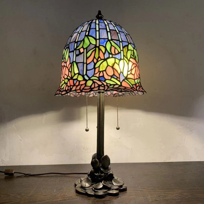Dome Copper Glass Living Table Lamp