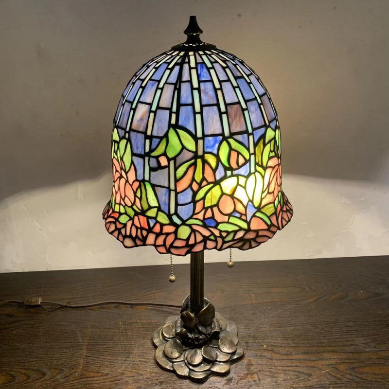 Dome Copper Glass Living Table Lamp