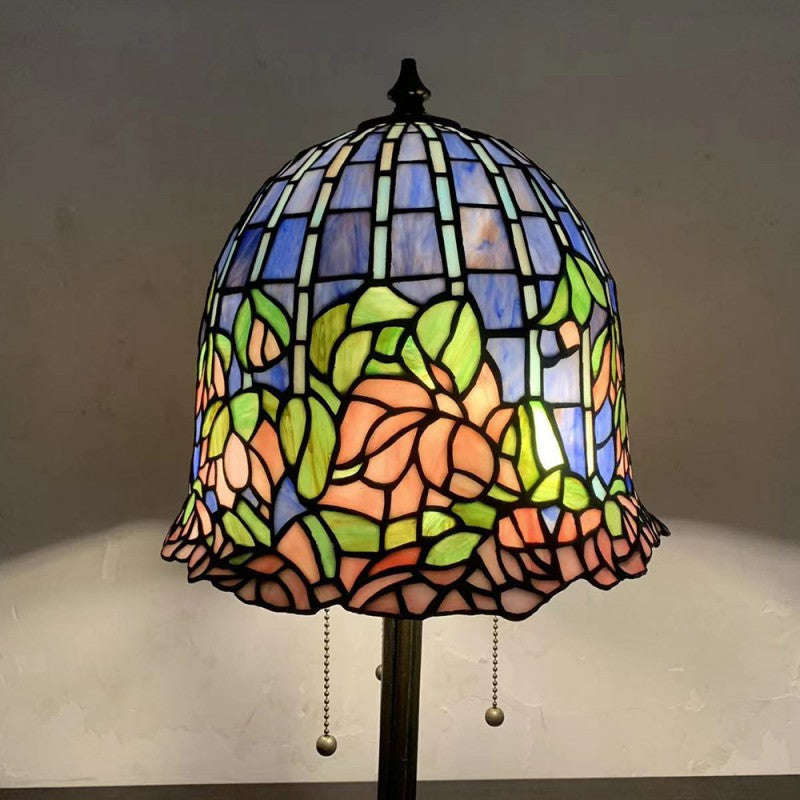 Dome Copper Glass Living Table Lamp