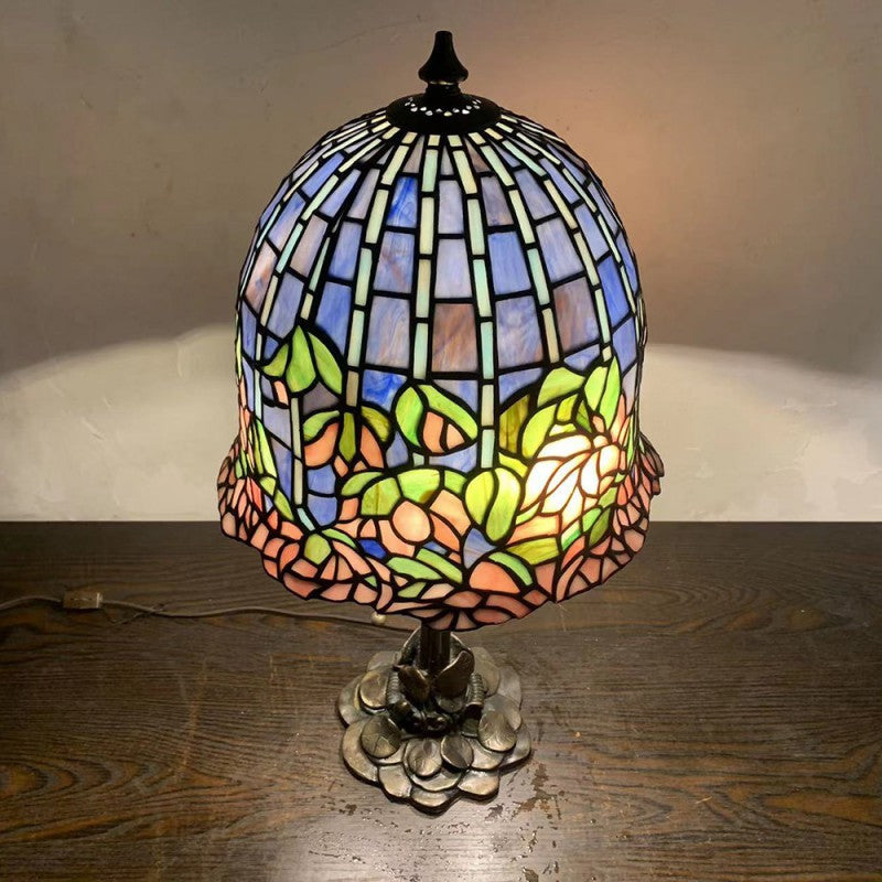 Dome Copper Glass Living Table Lamp