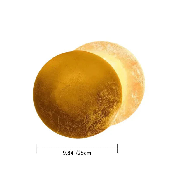 Round Iron Living Room Wall Lamp