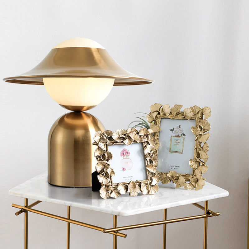 Dome Iron Glass Living Table Lamp