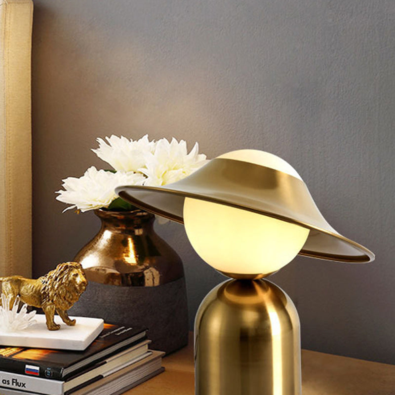 Dome Iron Glass Living Table Lamp