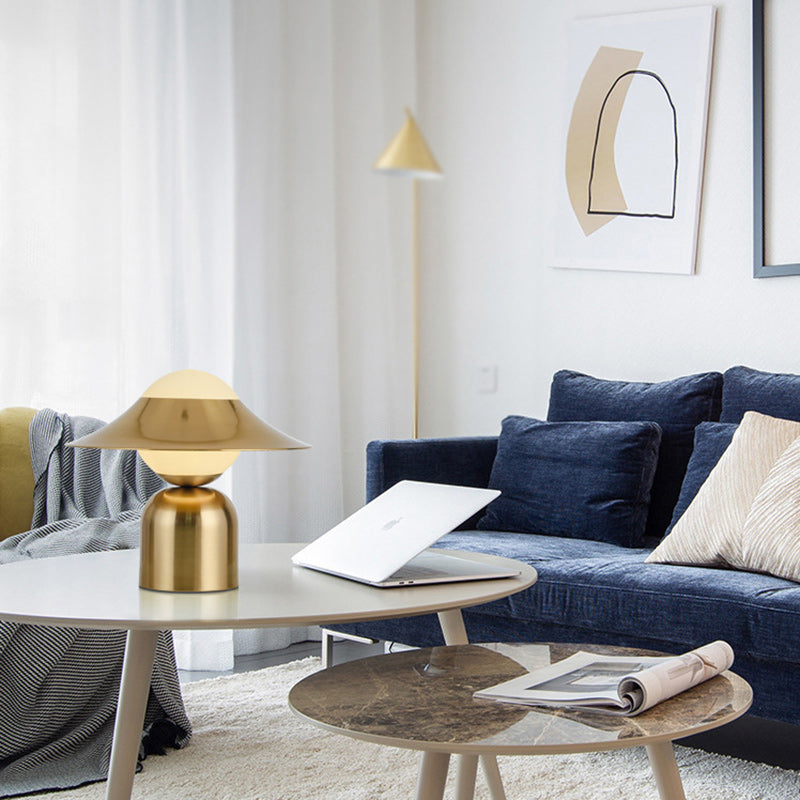 Dome Iron Glass Living Table Lamp