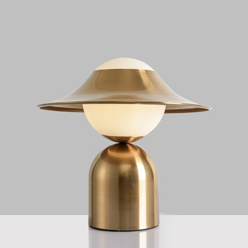 Dome Iron Glass Living Table Lamp