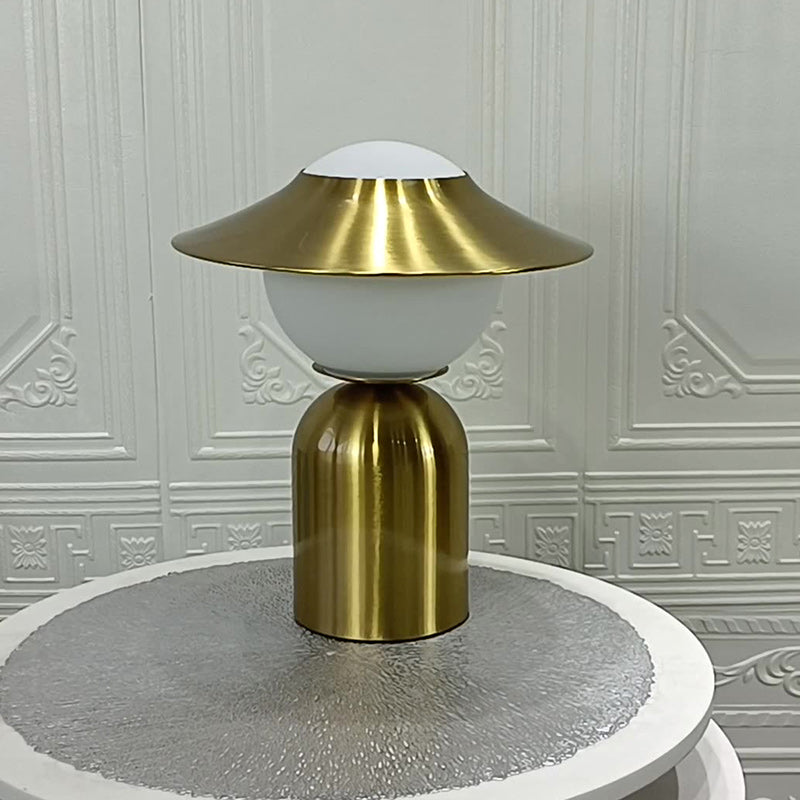 Dome Iron Glass Living Table Lamp