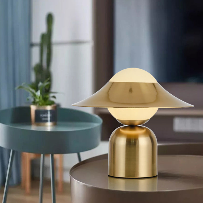 Dome Iron Glass Living Table Lamp