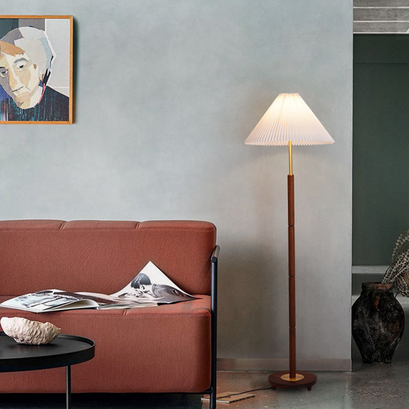 Column Copper Floor Lamp