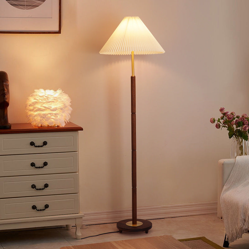 Column Copper Floor Lamp