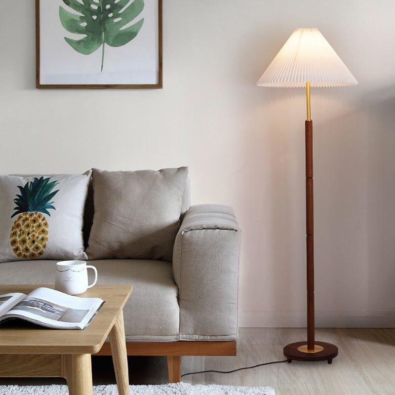 Column Copper Floor Lamp