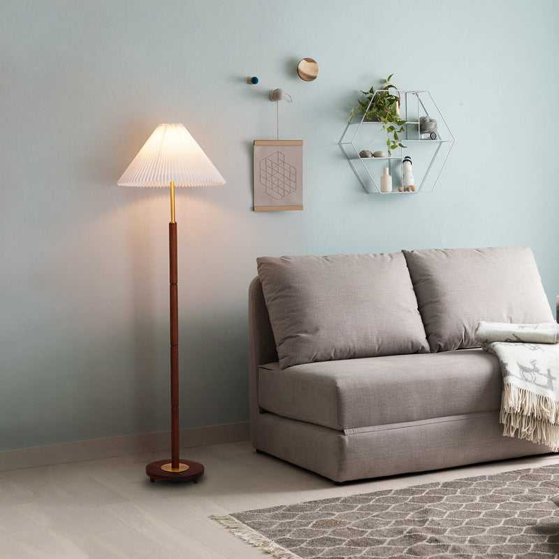 Column Copper Floor Lamp
