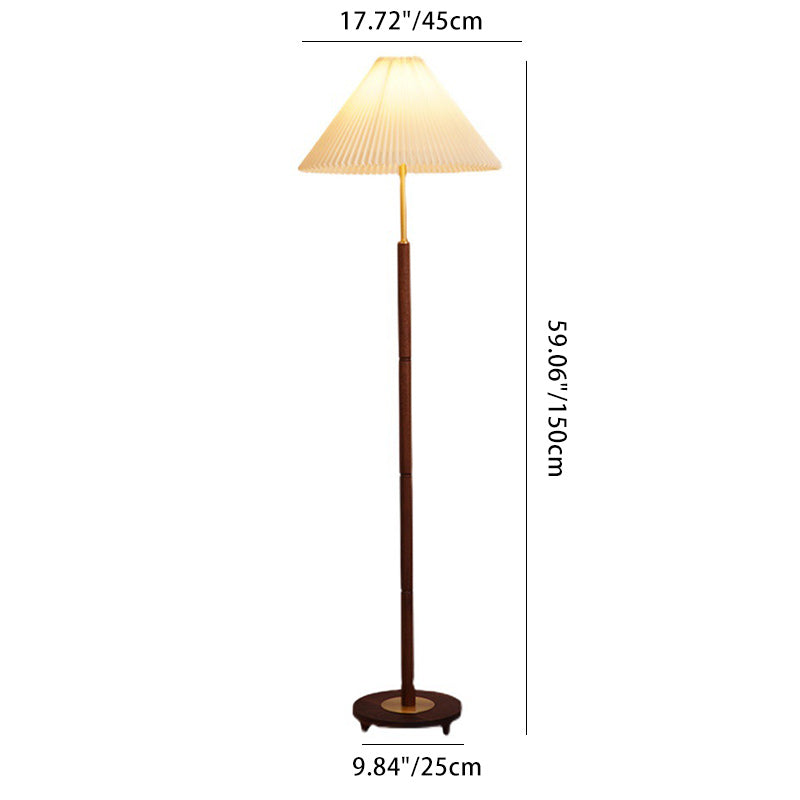 Column Copper Floor Lamp