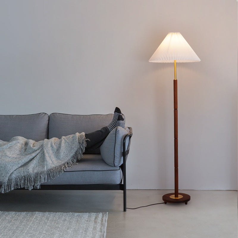 Column Copper Floor Lamp