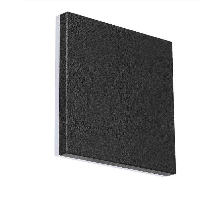 Square Aluminum Living Room Wall Lamp