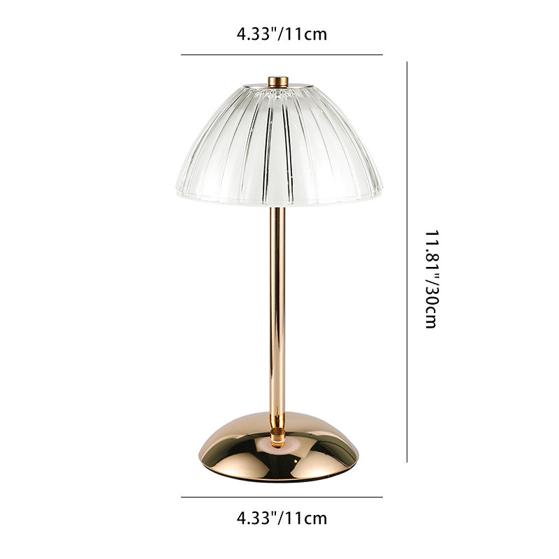Dome Iron Acrylic Living Table Lamp