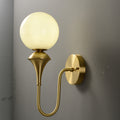 Globe Copper Glass Living Wall Lamp