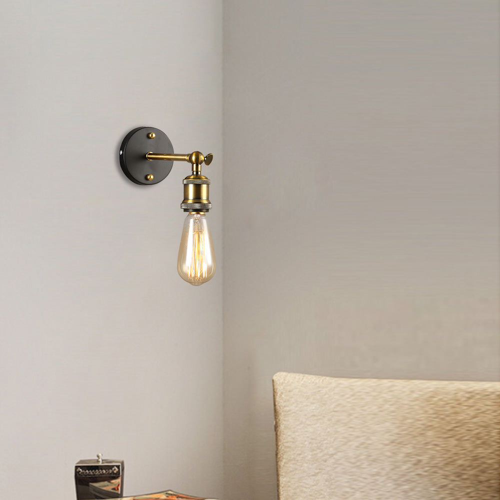 Column Iron Living Room Wall Lamp