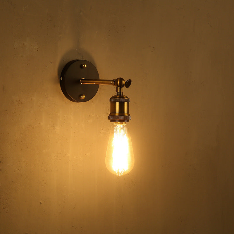 Column Iron Living Room Wall Lamp