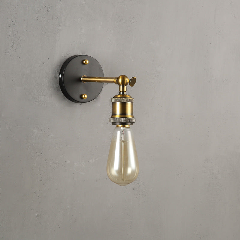 Column Iron Living Room Wall Lamp