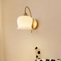 Oval Copper Resin Living Wall Lamp