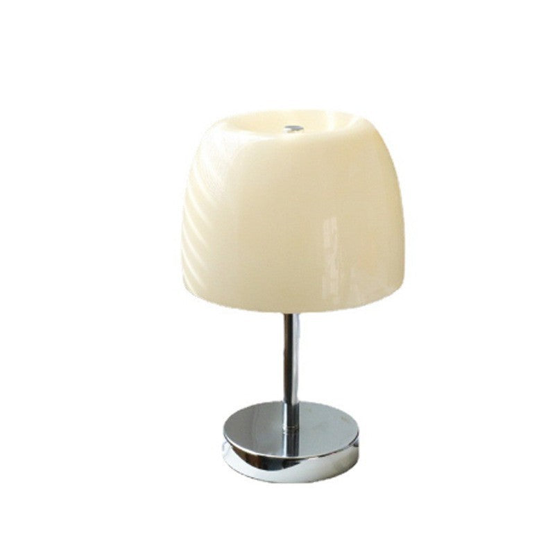 Drum Iron Glass Living Table Lamp