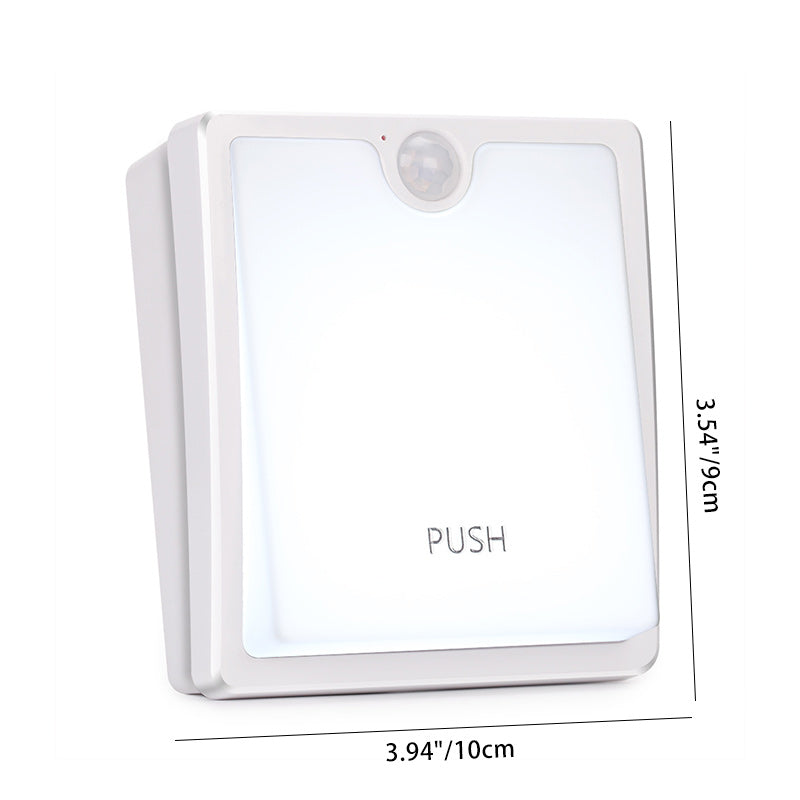 Square Plastic Living Room Table Lamp
