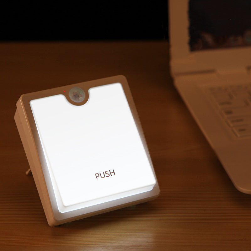 Square Plastic Living Room Table Lamp