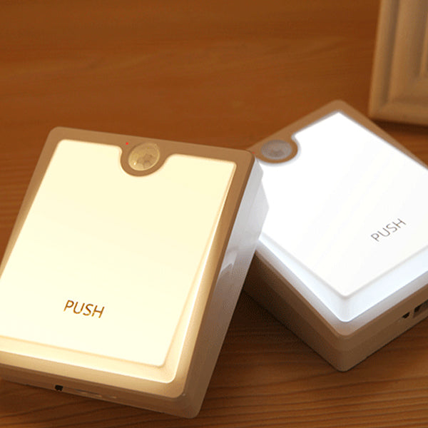 Square Plastic Living Room Table Lamp
