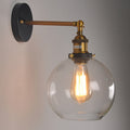 Globe Aluminum Glass Living Wall Lamp