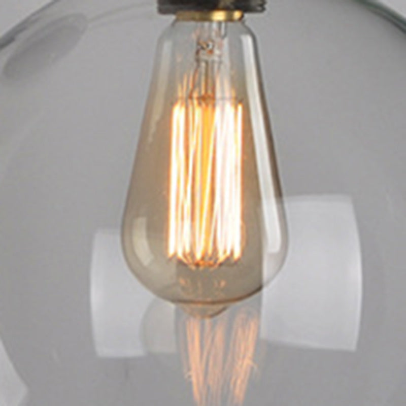 Globe Aluminum Glass Living Wall Lamp