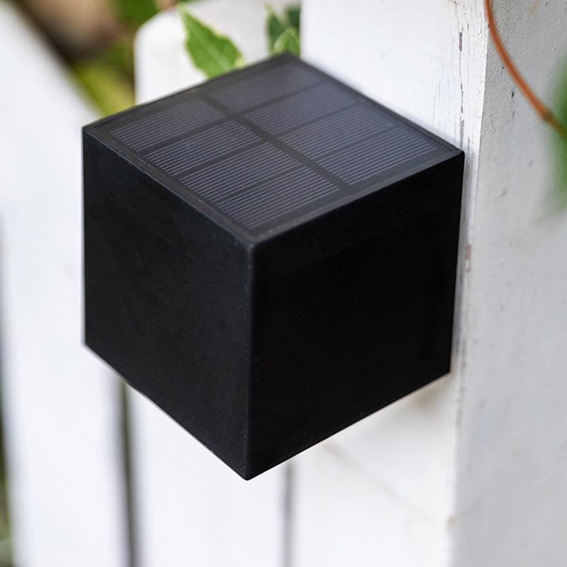 Cube Plastic Garden Outdoor Light