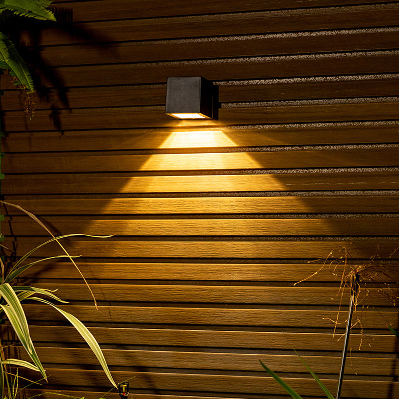 Cube Plastic Garden Outdoor Light