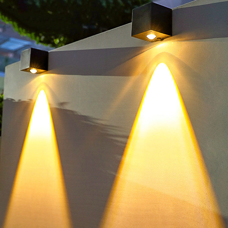 Cube Plastic Garden Outdoor Light