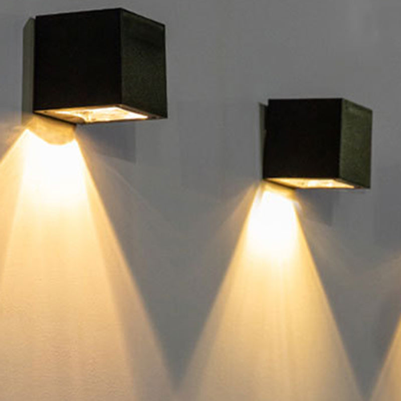 Cube Plastic Garden Outdoor Light