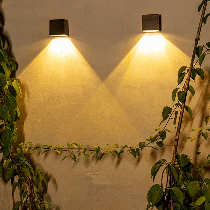 Cube Plastic Garden Outdoor Light