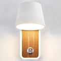 Drum Aluminum Living Room Wall Lamp