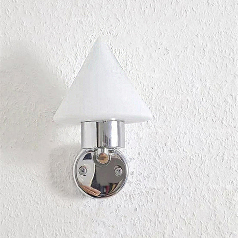 Cone Steel Glass Living Wall Lamp