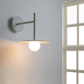 Round Iron Glass Living Wall Lamp