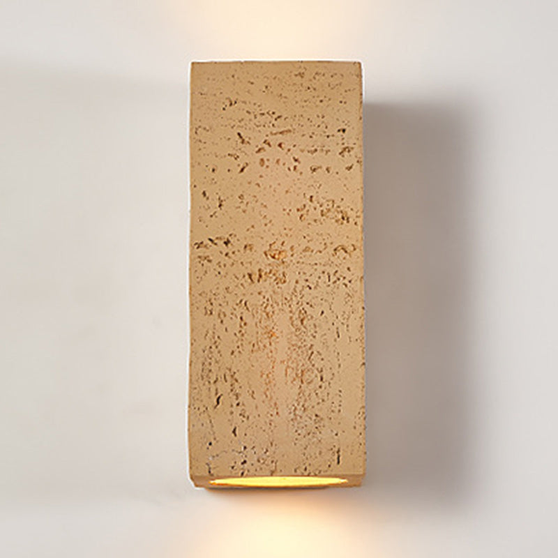 Rectangular Resin Living Room 2-Light Wall Lamp