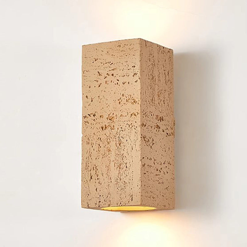 Rectangular Resin Living Room 2-Light Wall Lamp